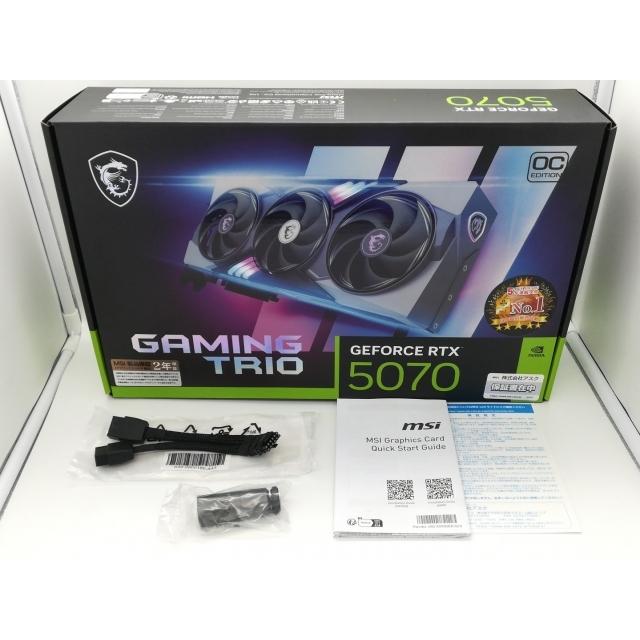 中古】MSI GeForce RTX 5070 12G GAMING TRIO OC RTX5070/12GB(GDDR7