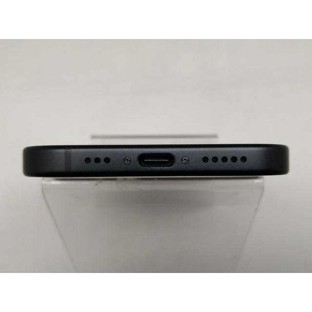 【中古】Apple docomo 【SIMフリー】 iPhone 15 128GB ブラック MTMH3J/A【静岡】保証期間１ヶ月【ランクC】の画像