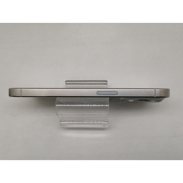 【中古】Apple SoftBank 【SIMフリー】 iPhone 15 Pro 128GB ホワイトチタニウム MTU83J/A【京都】保証期間１ヶ月【ランクA】の画像
