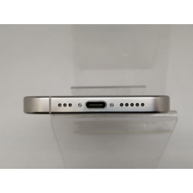 【中古】Apple SoftBank 【SIMフリー】 iPhone 15 Pro 128GB ホワイトチタニウム MTU83J/A【京都】保証期間１ヶ月【ランクA】の画像