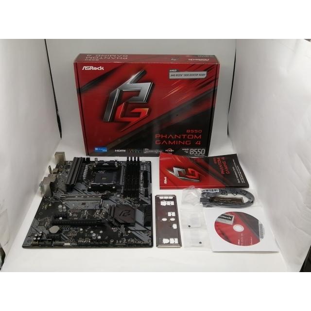 中古】ASRock B550 Phantom Gaming 4 B550/AM4/ATX【日本橋3】保証期間