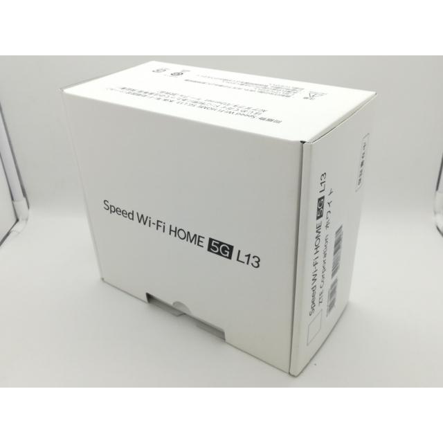 未使用】ZTE UQmobile 【SIMフリー】 Speed Wi-Fi HOME 5G L13 ZTR02