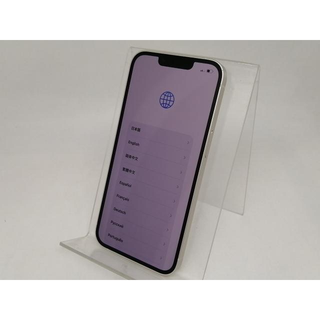 【中古】Apple docomo 【SIMフリー】 iPhone 14 128GB スターライト MPUQ3J/A【日本橋3】保証期間１ヶ月【ランクB】の画像