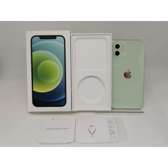 【中古】Apple au 【SIMロック解除済み】 iPhone 12 64GB グリーン MGHT3J/A【日本橋3】保証期間１ヶ月【ランクA】の画像