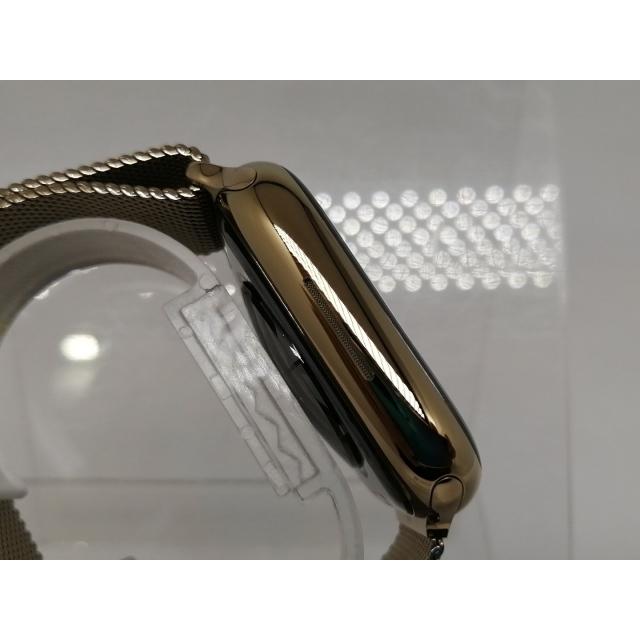 【中古】Apple Apple Watch Series8 45mm Cellular ゴールドステンレススチールケース/ゴールドミラネーゼループ MNKQ3J/A【日本橋3】保証期間１ヶ月【ランクA】の画像