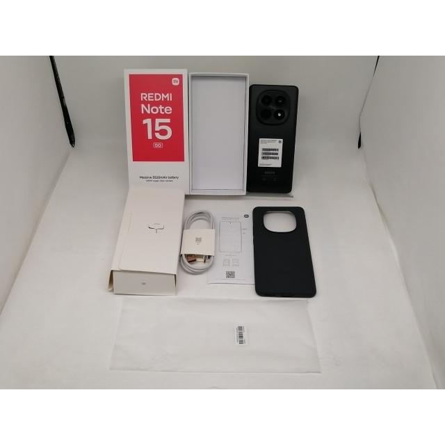 中古】Xiaomi 国内版 【SIMフリー】 Redmi Note 15 5G ブラック 8GB