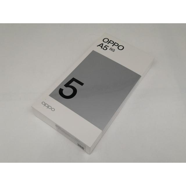 未使用】Oppo au 【SIMフリー】 OPPO A5 5G 4GB 128GB ホワイト OPG06