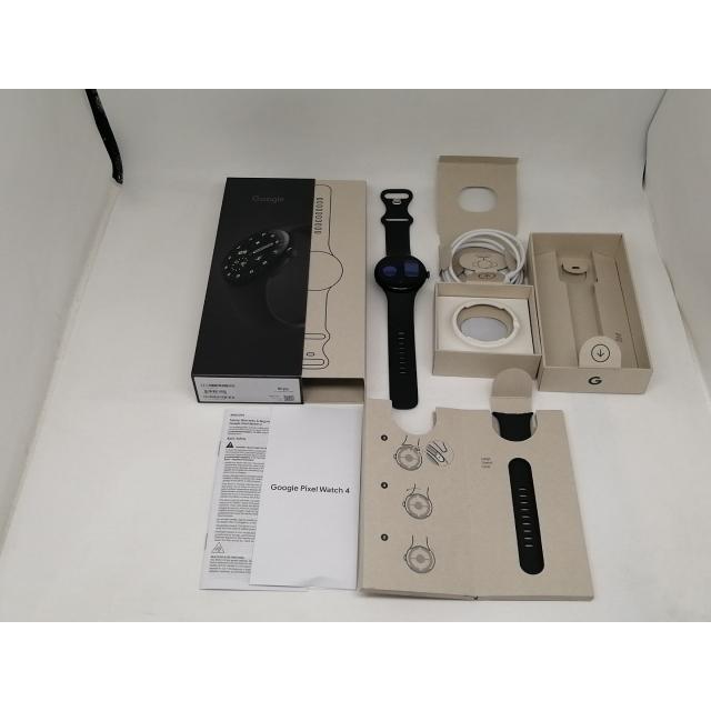 中古】Google Pixel Watch4 Wi-Fiモデル 45mm Matte Black アルミ