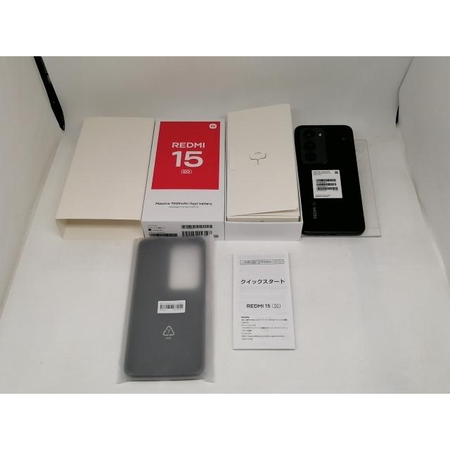 中古】Xiaomi SoftBank 【SIMフリー】 REDMI 15 5G ミッドナイト