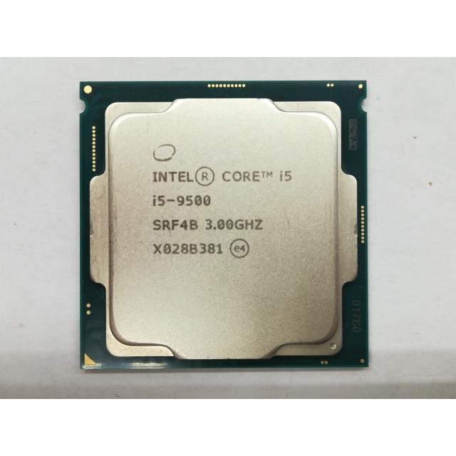 中古】Intel Core i5-9500 (3GHz/TB:4.4GHz/SRF4B/U0) bulk LGA1151/6C 
