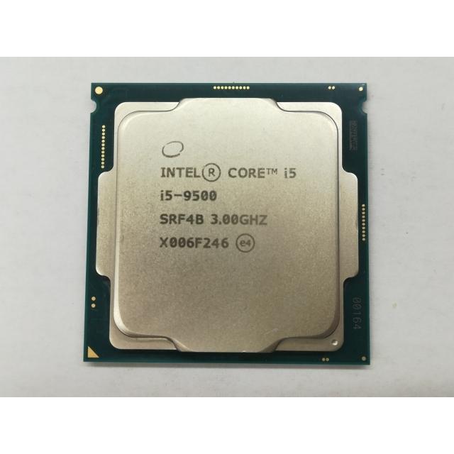 Intel Core i5 9500 3GHz 中古 3個 中古】Intel Core i5-9500 (3GHz/TB:4.4GHz/SRF4B/U0) bulk LGA1151/6C