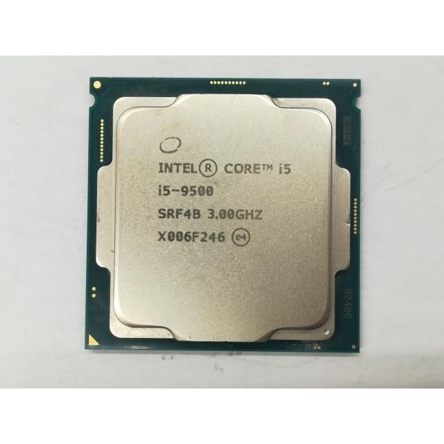 中古】Intel Core i5-9500 (3GHz/TB:4.4GHz/SRF4B/U0) bulk LGA1151/6C 