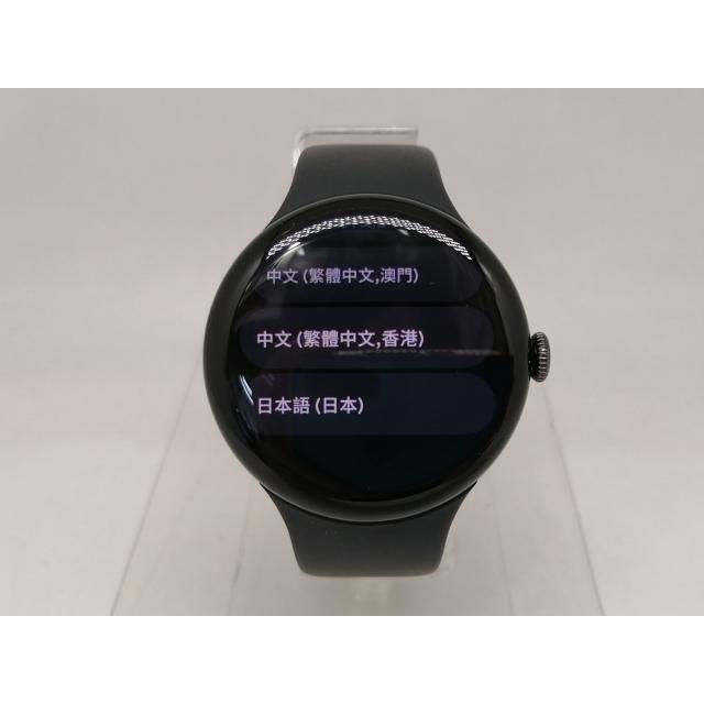 中古】Google Pixel Watch4 Wi-Fiモデル 45mm Matte Black アルミ