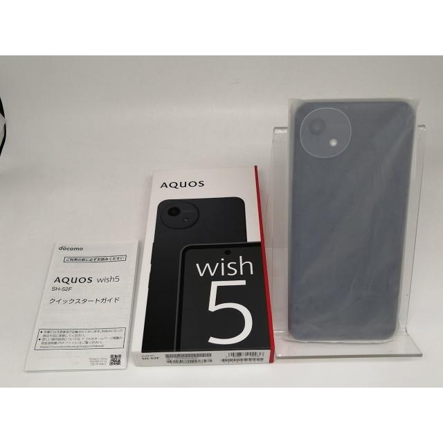 未使用】SHARP docomo 【SIMフリー】 AQUOS wish5 スミ 4GB 64GB SH