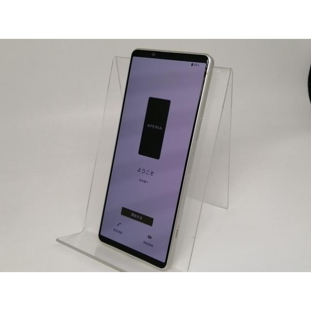 中古】SONY au 【SIMフリー】 Xperia 5 IV 8GB 128GB SOG09 エクリュ
