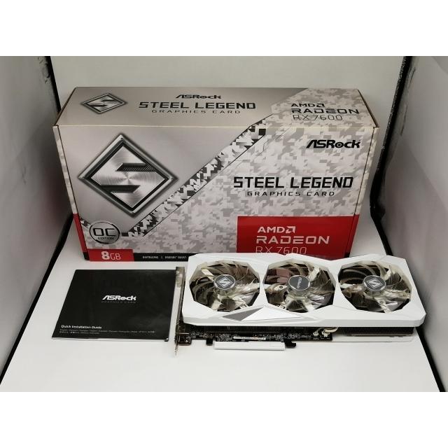 【中古品】ASRock Radeon 8GB RX7600 SL 8GO 中古】ASRock Radeon RX 7600 Steel Legend 8GB OC RX7600/8GB(GDDR6