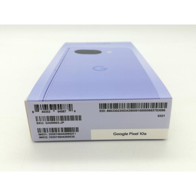 未使用】Google 国内版 【SIMフリー】 Pixel 10a ラベンダー 8GB 128GB