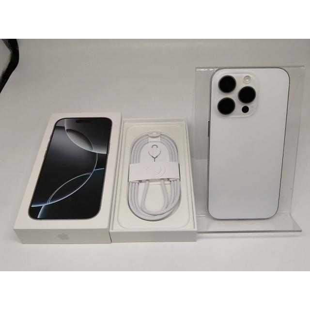 中古】Apple au 【SIMフリー】 iPhone 16 Pro 128GB ホワイト