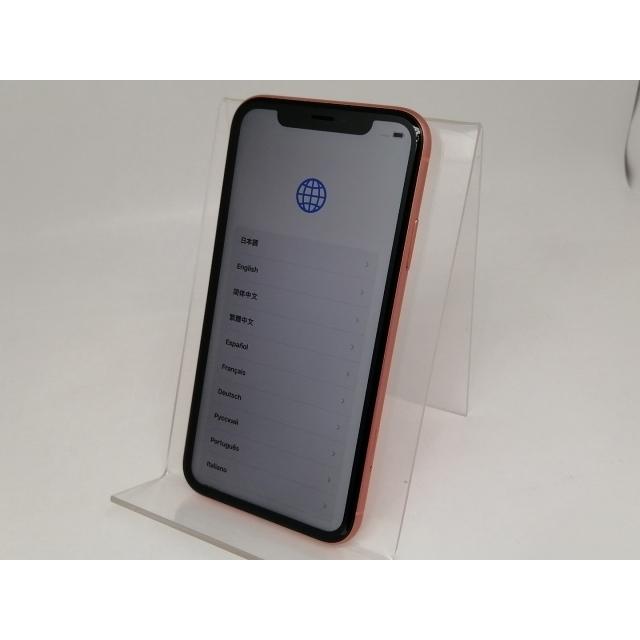 中古】Apple 国内版 【SIMフリー】 iPhone XR 64GB コーラル MT0A2J/A