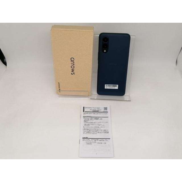 中古】FCNT 楽天モバイル 【SIMフリー】 arrows We2 ネイビーグリーン