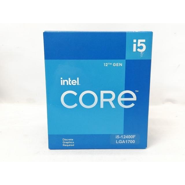未使用】Intel Core i5-12400F(2.5GHz) Box LGA1700/6C(P:6C/E:0C)/12T