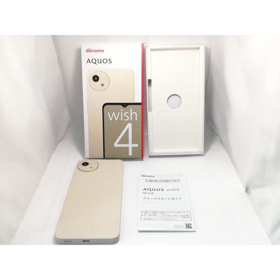 未使用】SHARP docomo 【SIMフリー】 AQUOS Wish4 ホワイト 4GB 64GB