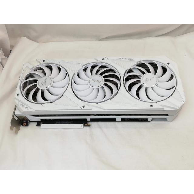 中古】ASUS ROG-STRIX-RTX3080-O10G-WHITE-V2 RTX3080(LHR)/10GB(GDDR6
