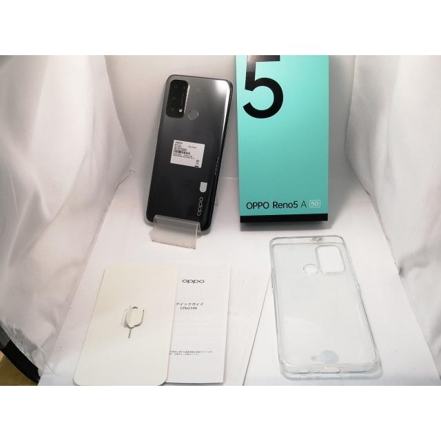 中古】Oppo 楽天モバイル 【SIMフリー】 OPPO Reno5 A シルバー