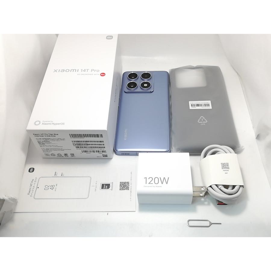 中古】Xiaomi 国内版 【SIMフリー】 Xiaomi 14T Pro 12GB 512GB チタン