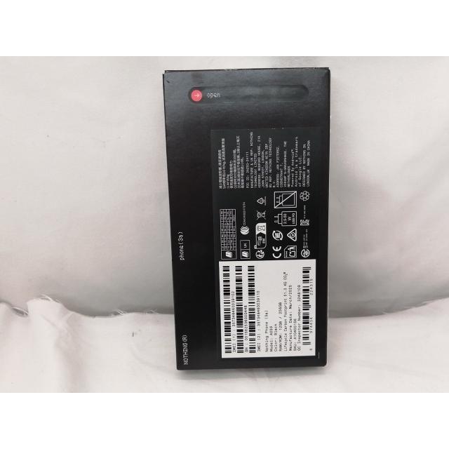 Nothing Phone (3a) ブラック 未開封 国内版 中古】NOTHING 国内版 【SIMフリー】 Nothing Phone (3a) ブラック 8GB