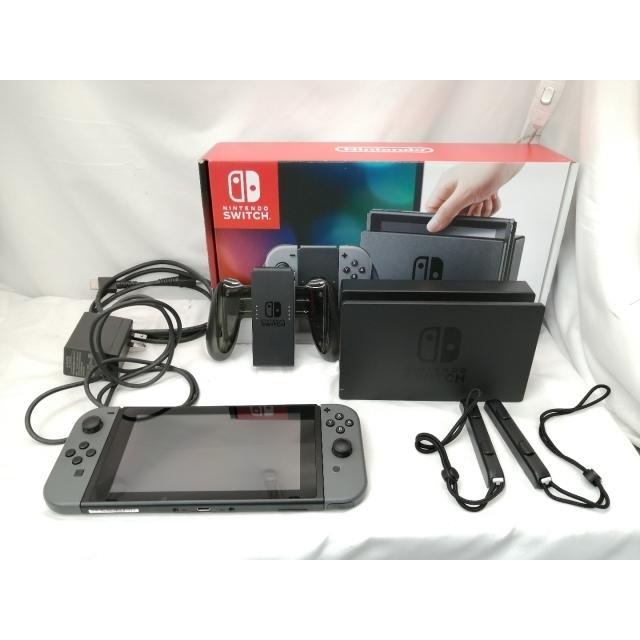 【中古】Nintendo Switch 本体 グレー 2017年 付属品完備 中古】Nintendo Switch 本体 Joy-Con(L)/(R) グレー HAC-S-KAAAA