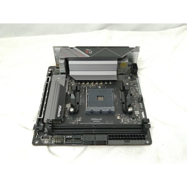 中古】ASRock B550 PHANTOM GAMING-ITX/ax B550/AM4/2.5GbitLAN/Wi-Fi6