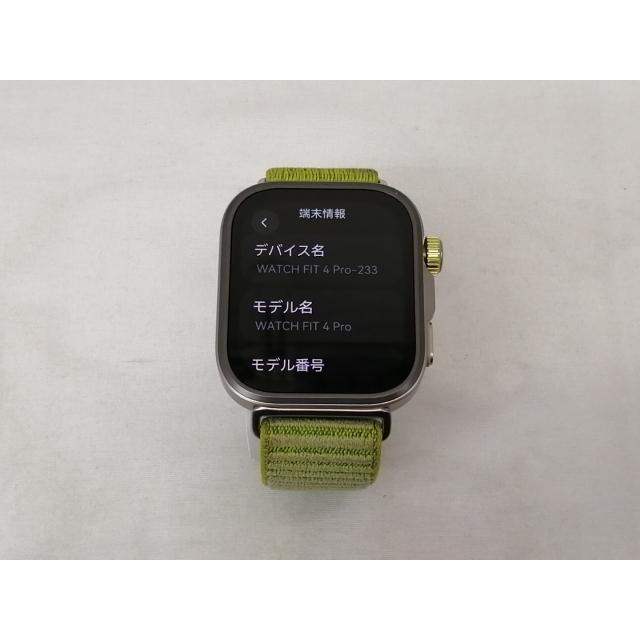 HUAWEI WATCH FIT 4 PRO グリーン【中古品】 中古】Huawei HUAWEI WATCH FIT 4 Pro [グリーン]【戸塚】保証期間1