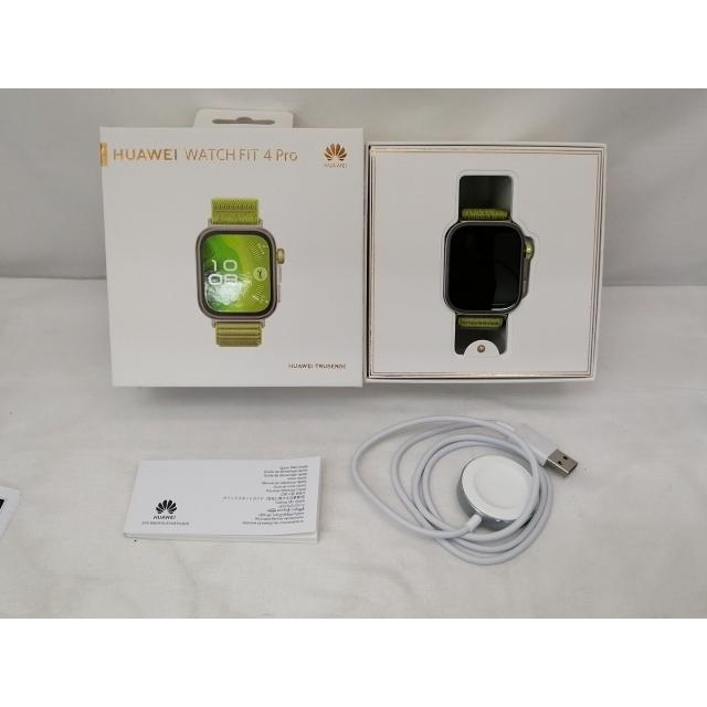 中古】Huawei HUAWEI WATCH FIT 4 Pro [グリーン]【戸塚】保証期間1
