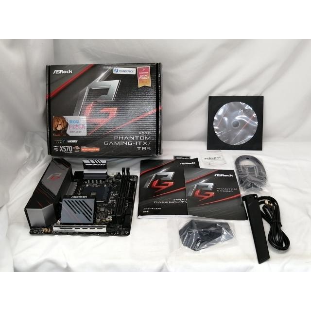 中古】ASRock X570 Phantom Gaming-ITX/TB3 X570/AM4/11ax+BT5/Mini