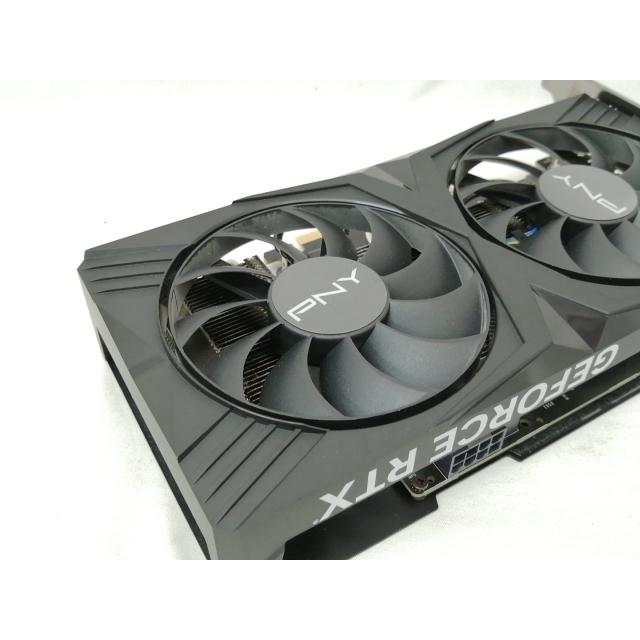 中古】PNY GeForce RTX 4060 8GB VERTO ダブルファン VCG40608DFXPB1