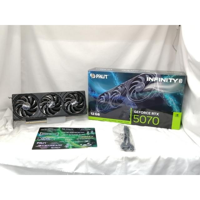 中古】Palit GeForce RTX 5070 Infinity 3 12GB (NE75070019K9-GB2050S