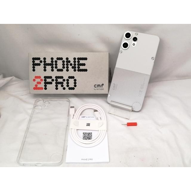 中古】NOTHING 国内版 【SIMフリー】 CMF Phone 2 Pro ホワイト 8GB