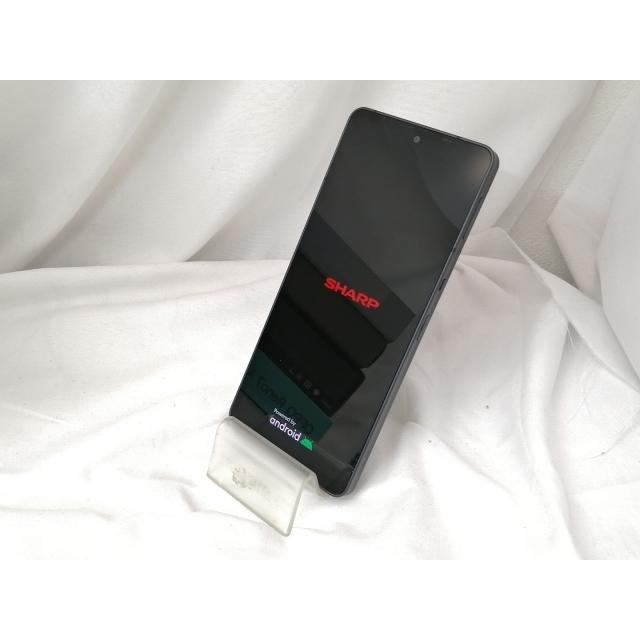 中古】SHARP 楽天モバイル 【SIMフリー】 AQUOS sense6s ブラック 4GB