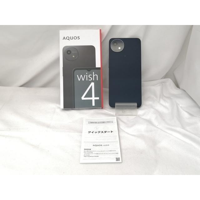 未使用】SHARP ymobile 【SIMフリー】 AQUOS Wish4 ブラック 4GB 64GB