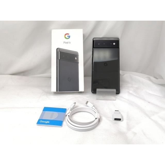 中古】Google 国内版 【SIMフリー】 Pixel 6 ストーミーブラック 8GB