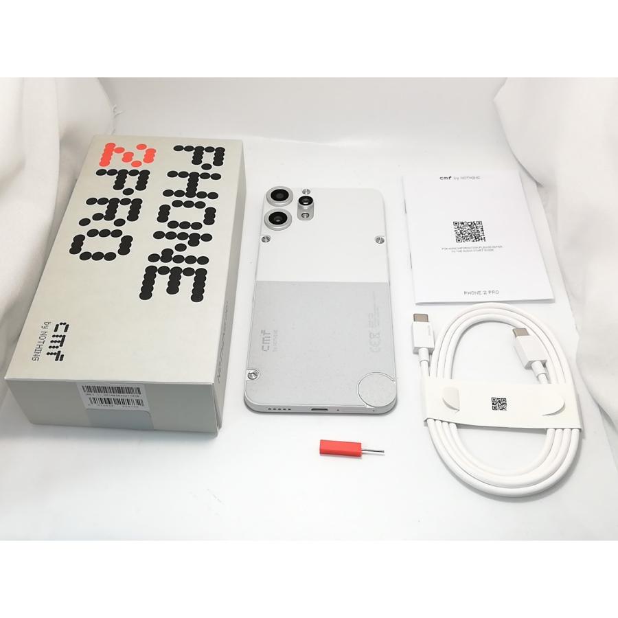 中古】NOTHING 国内版 【SIMフリー】 CMF Phone 2 Pro ホワイト 8GB