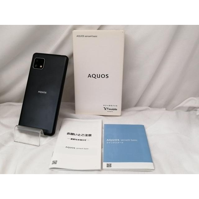 中古】SHARP ymobile 【SIMロック解除済み】 AQUOS sense4 basic