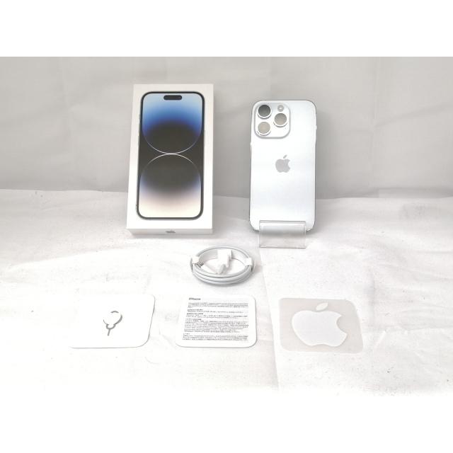 03 iPhone14Pro シルバー SIMフリー 美品 付属品完備 中古】Apple 国内版 【SIMフリー】 iPhone 14 Pro 128GB シルバー