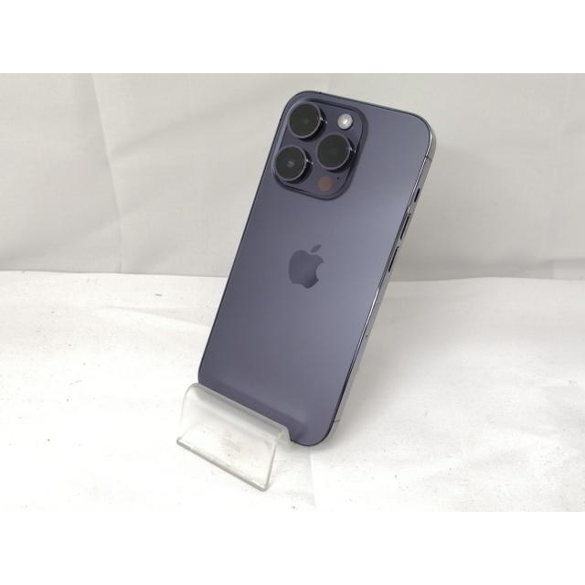美品中古 iPhone14 Pro 128GB ディープパープル MQ0F3J 中古】iPhone14 Pro 128GB ディープパープル MQ0F3J／A SIMフリー