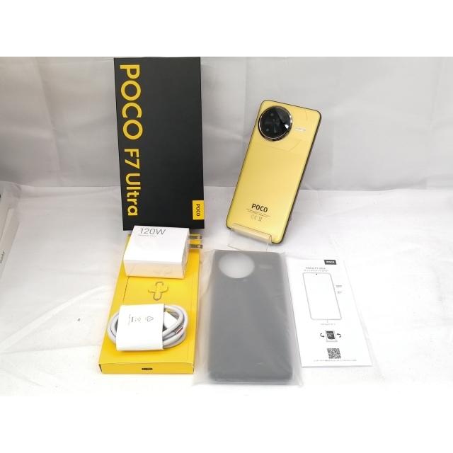 中古】Xiaomi 国内版 【SIMフリー】 Poco F7 Ultra イエロー 16GB