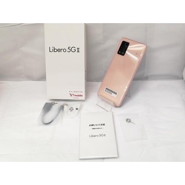 中古】ZTE ymobile 【SIMフリー】 Libero 5G II ピンク 4GB 64GB