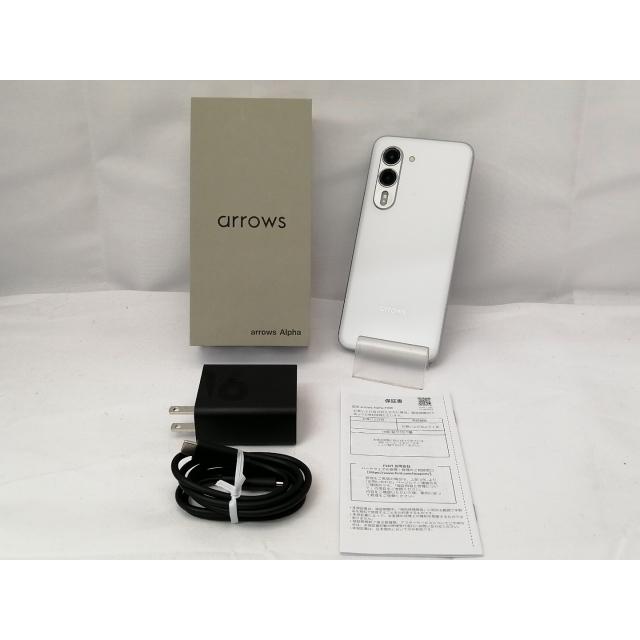 中古】FCNT 国内版 【SIMフリー】 arrows Alpha ホワイト 12GB 512GB