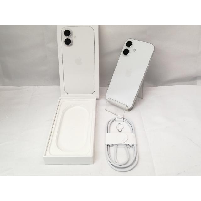 中古】Apple 国内版 【SIMフリー】 iPhone 16 128GB ホワイト MYDR3J/A