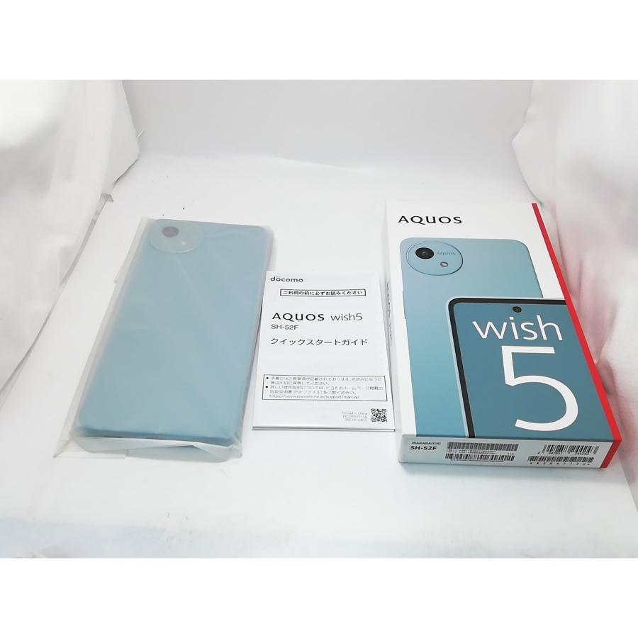 未使用】SHARP docomo 【SIMフリー】 AQUOS wish5 ワカバ 4GB 64GB SH